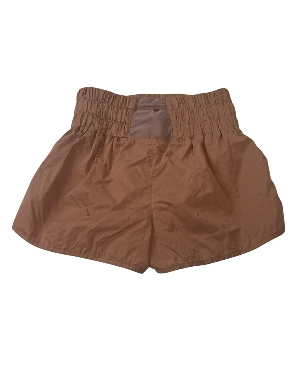 Free People The Way Home Shorts High-Rise Athletic Apricot Size Medium Womens